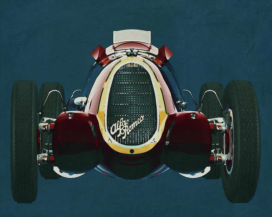 Alfa Romeo 8c 1935 Painting by Jan Keteleer