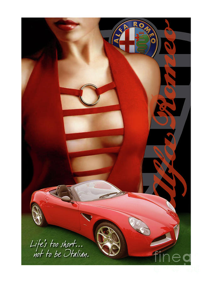 Alfa Romeo Dress Digital Art by Rick Andreoli