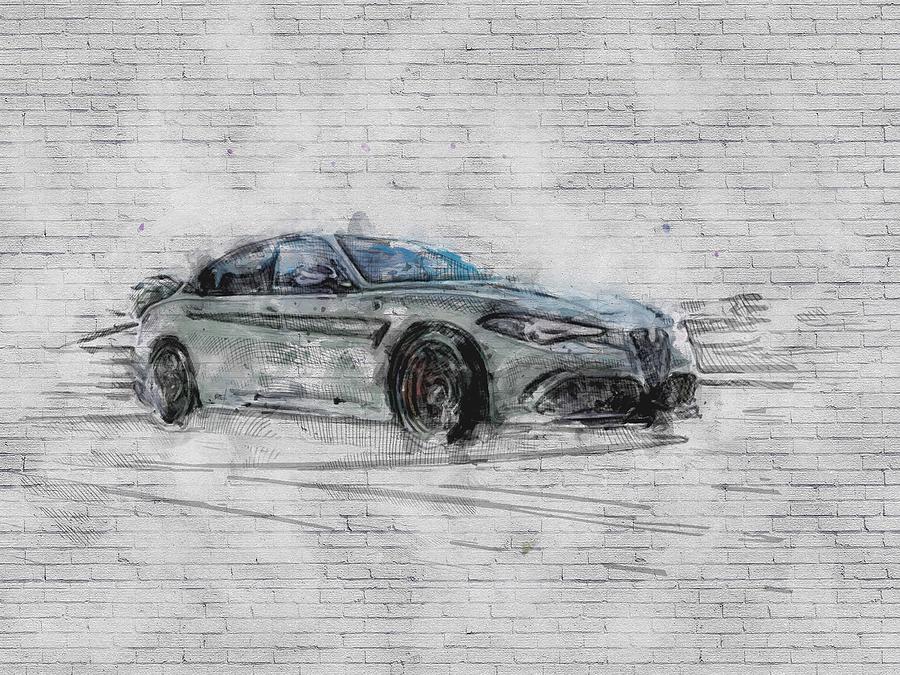 Alfa Romeo Giulia Quadrifoglio NRING 2018 cars motion blur italian ...