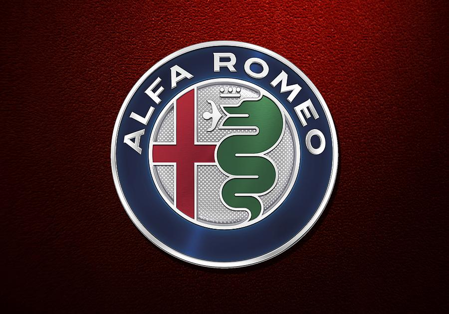 Alfa Romeo Logo Digital Art by Christian Baldassarre | Fine Art America