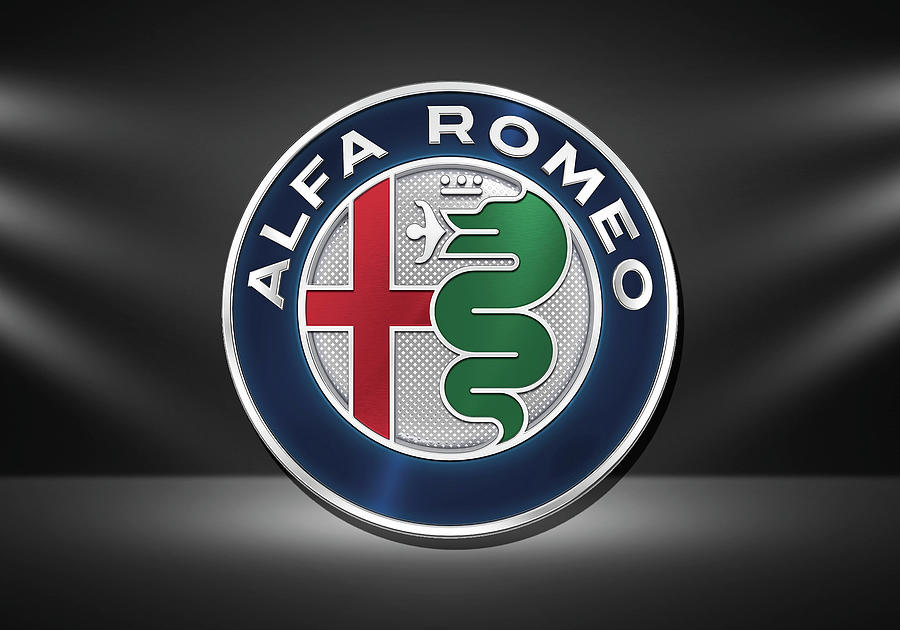 Alfa Romeo Logo Digital Art by Lezen Yelland - Fine Art America