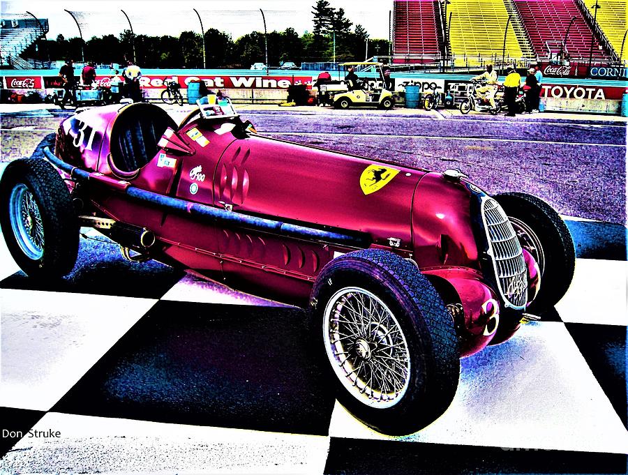 Alfa Romeo Race Car Photograph by Don Struke