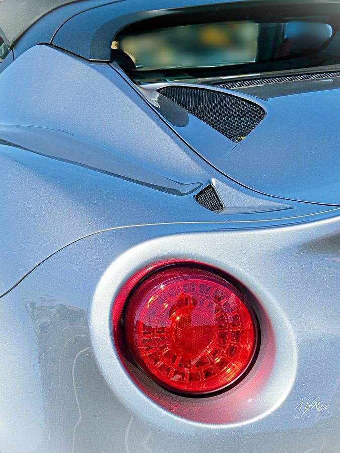 Alfa Romeo Tail Light Photograph by Maureen Rose | Fine Art America