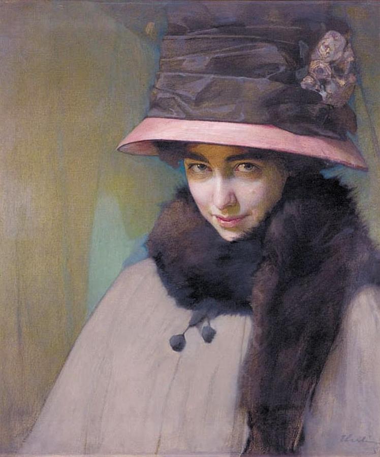 Alfred Eberling Portrait Of Ballerina Tamara Karsavina 1911 Painting