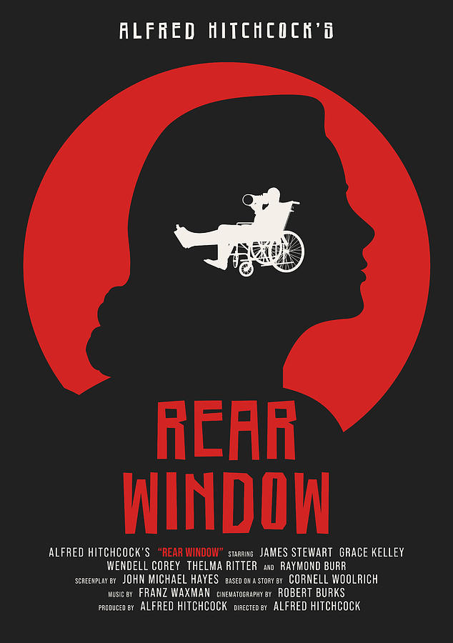 Alfred Hitchcock Rear Window Digital Art by Mono Magic - Fine Art America