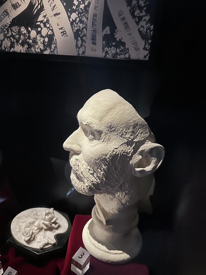 Alfred Nobel Death Mask Photograph by Stephen Lawrence Ohara - Fine Art ...