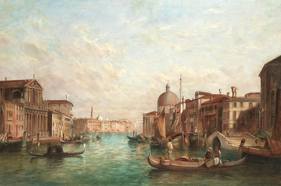 Alfred Pollentine British, 1836 1890 Venice Painting by Timeless Images ...