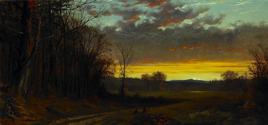 Alfred Thompson Bricher - Twilight in the Wilderness Painting by Les ...