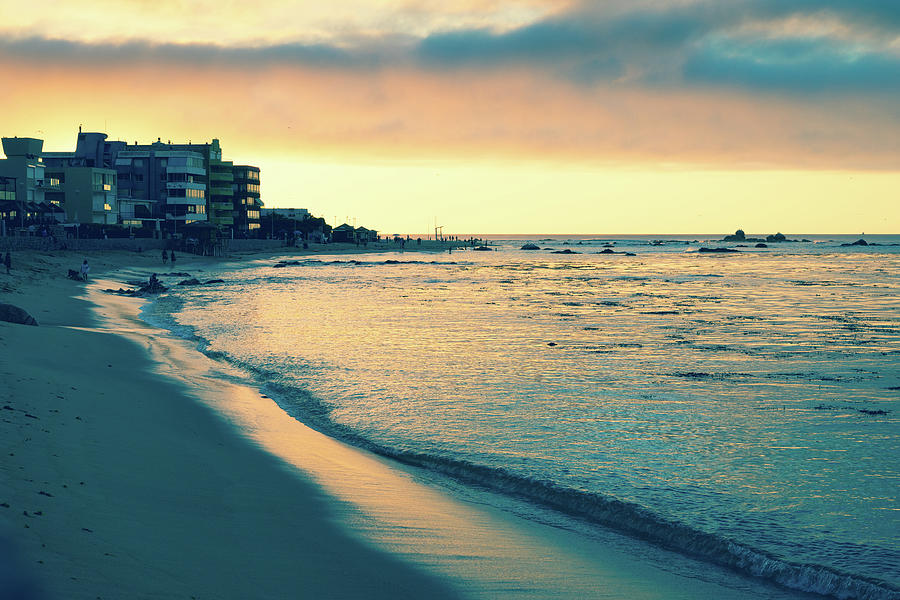 Algarrobo Sunset Beach Photograph by Josu Ozkaritz