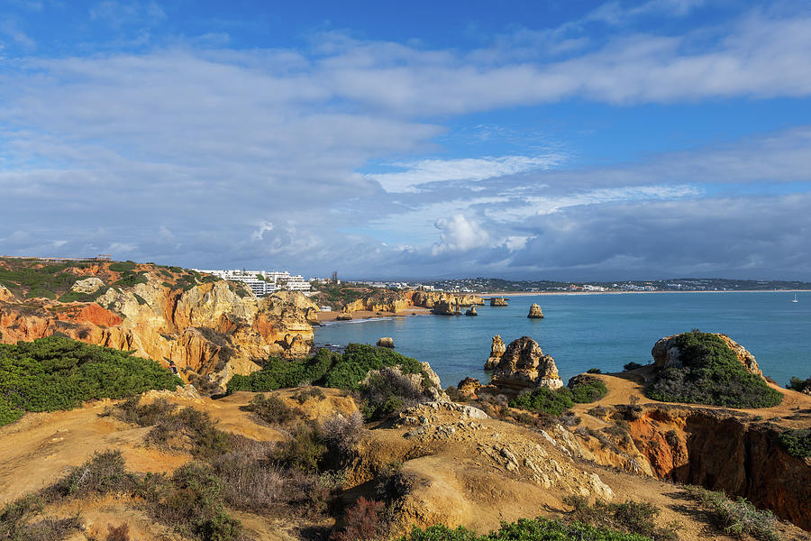 Algarve Coastline In Lagos, Portugal Photograph by Artur Bogacki