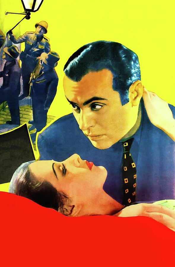 Algiers, 1938, movie poster base art Painting by Movie World Posters