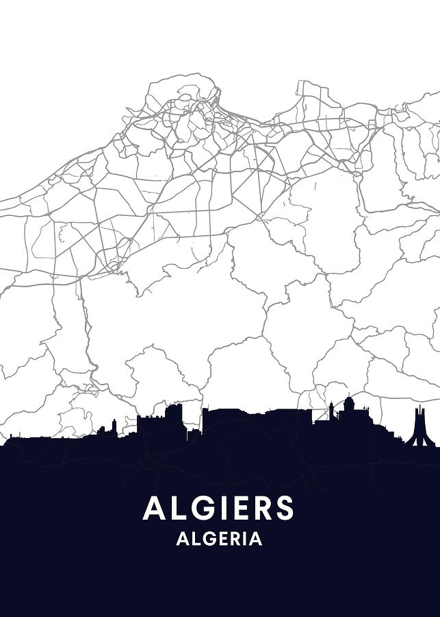 Algiers, Algeria Digital Art by Gambrel Temple - Fine Art America