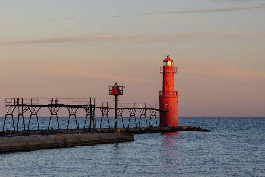 Algoma Pierhead Lighthouse 24 Photograph by John Brueske | Fine Art America