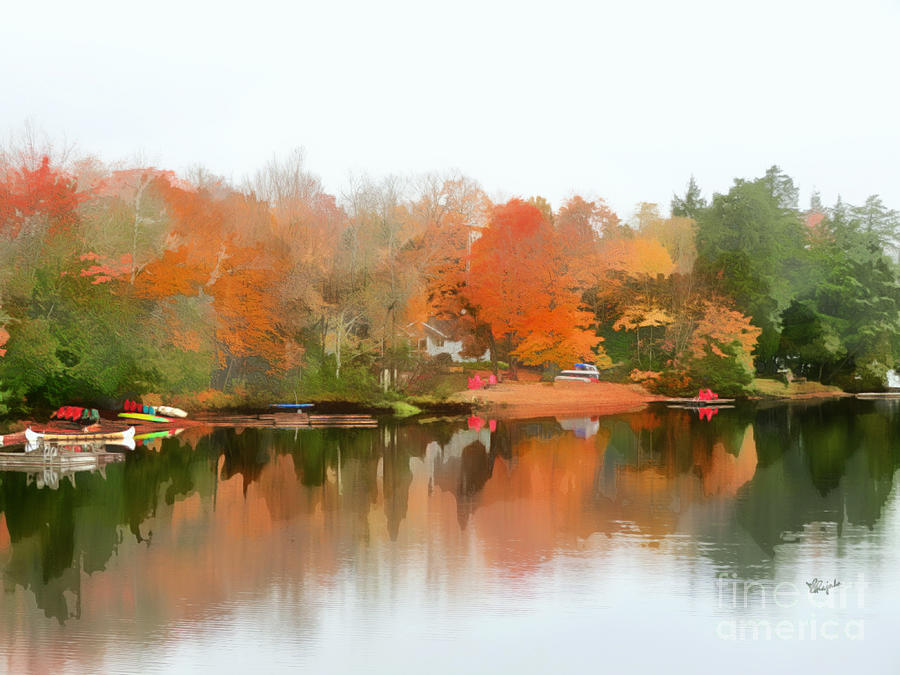 Algonquin Autumn Digital Art by Diana Rajala