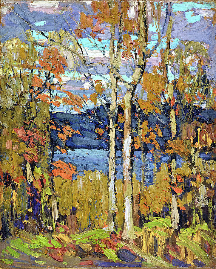 Algonquin, October - Digital Remastered Edition Painting by Tom Thomson