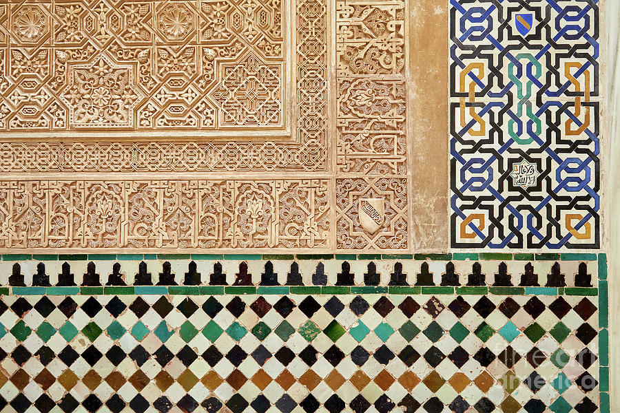 Alhambra, awesome art. Photograph by Juan Carlos Ballesteros