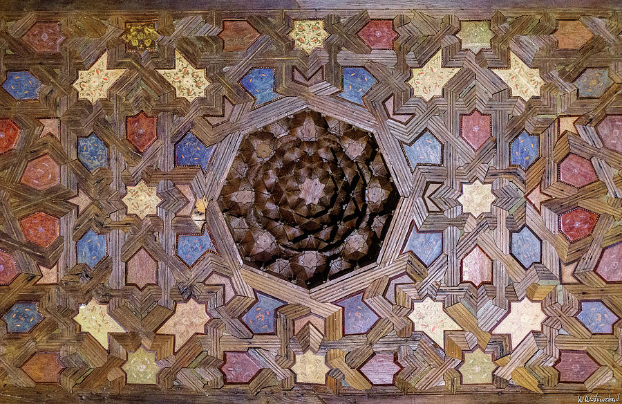 Alhambra Coffered Ceiling Photograph by Weston Westmoreland