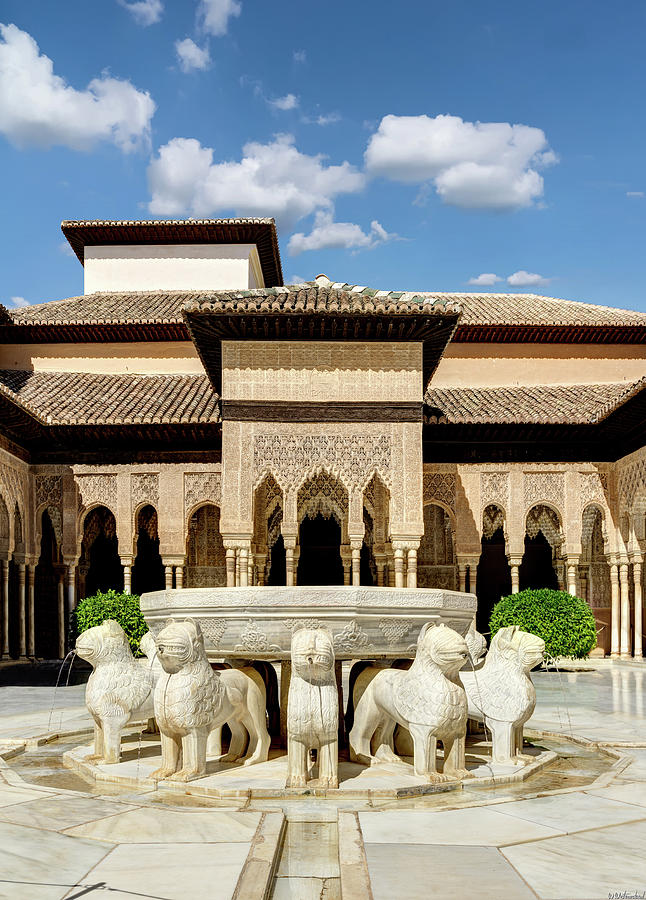 Alhambra Court of the Lions 11 Photograph by Weston Westmoreland