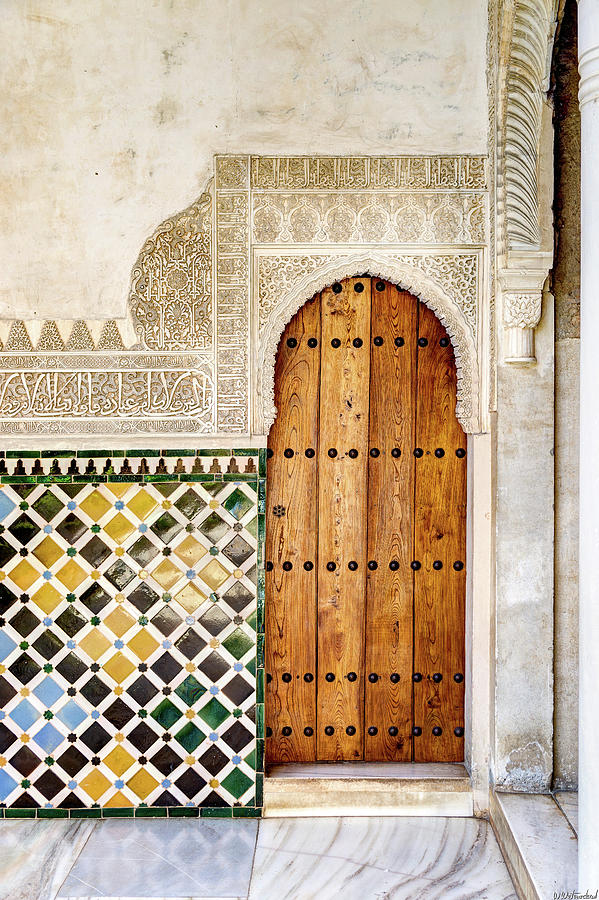 Alhambra Door 02 Photograph by Weston Westmoreland