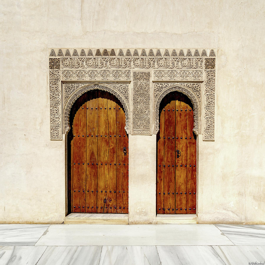 Alhambra Doors 02 Photograph by Weston Westmoreland