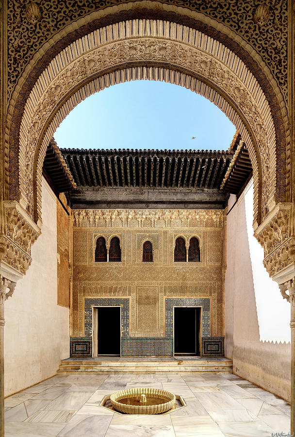 Alhambra Facade of Comares Full Photograph by Weston Westmoreland