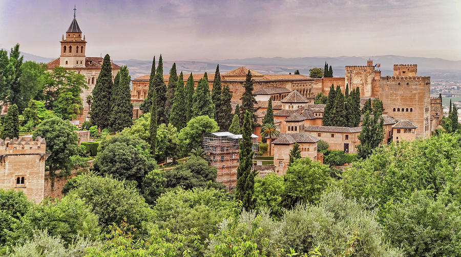 Alhambra - Granada - Spain Photograph by Tony Crehan