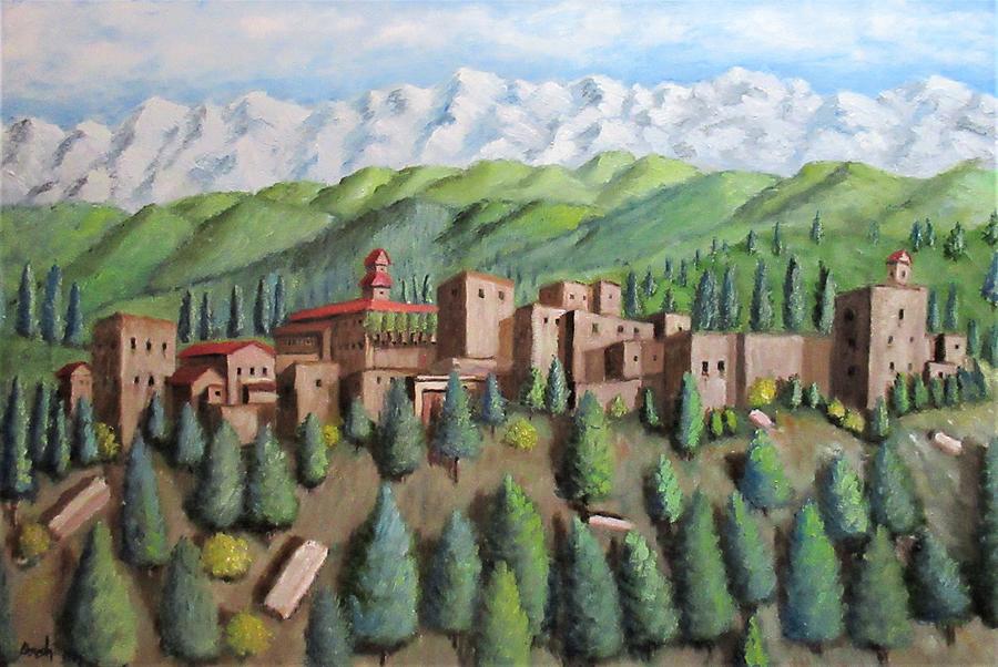 Alhambra Painting by Gregory Dorosh