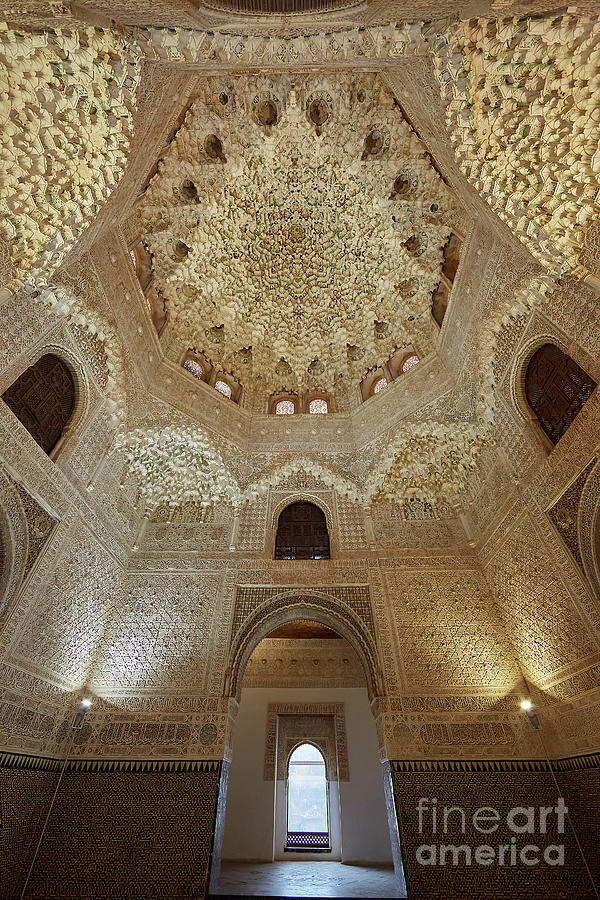Alhambra-Hall of the two sisters Photograph by Juan Carlos Ballesteros