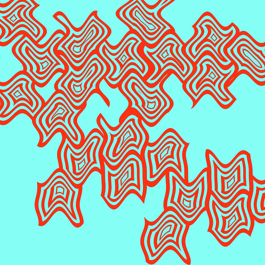 Abstract Digital Art - Alhambra_4 by Jeremy Edsall Abstract Digital Art - Alhambra_4 by Jeremy Edsall