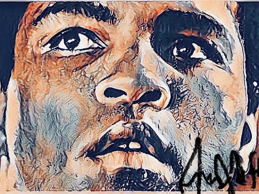 Ali Mixed Media by Angie ONeal