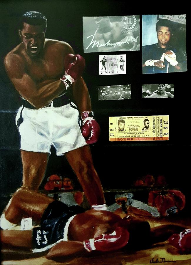 Ali Collage  Painting by Victor Thomason