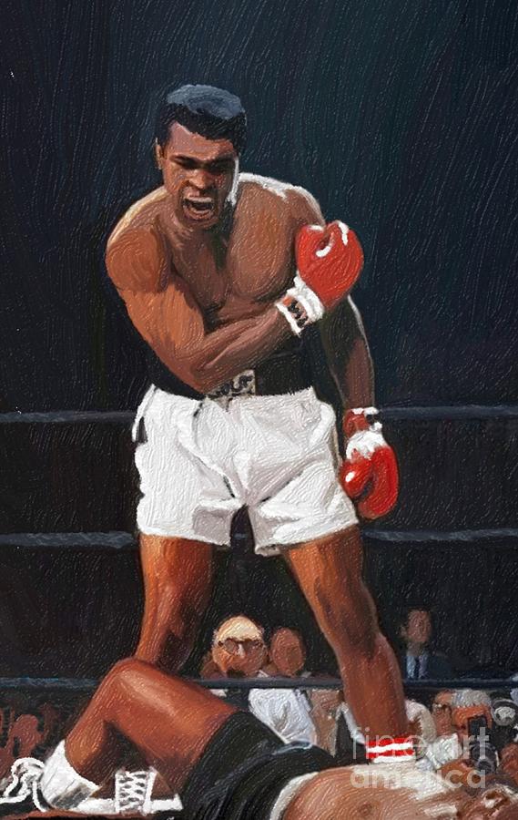 Ali Painting by Kevin Burden - Fine Art America