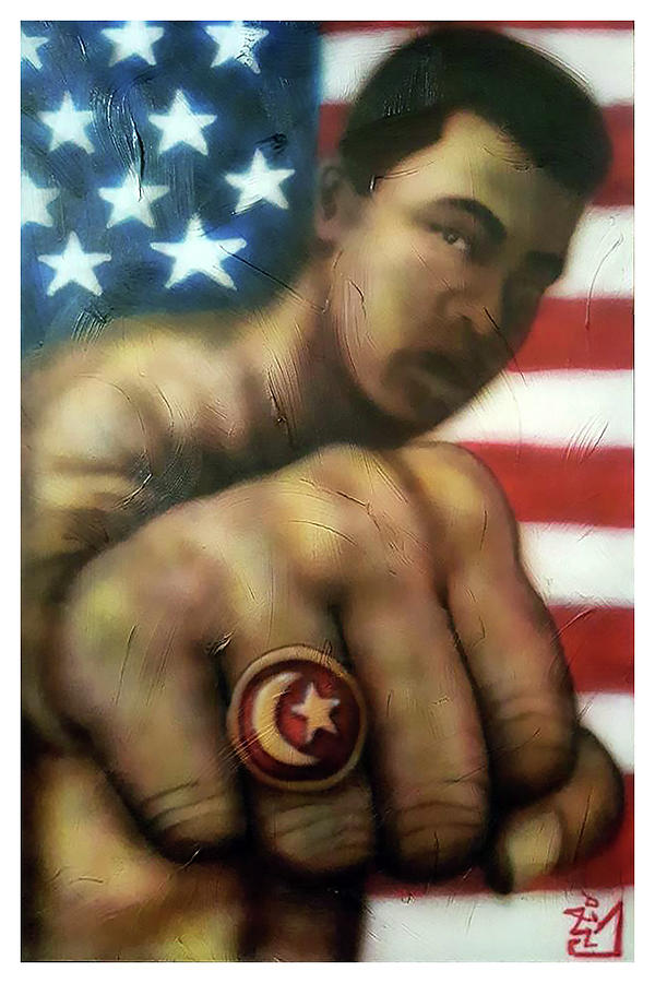 Ali Painting by Rodney D Butler