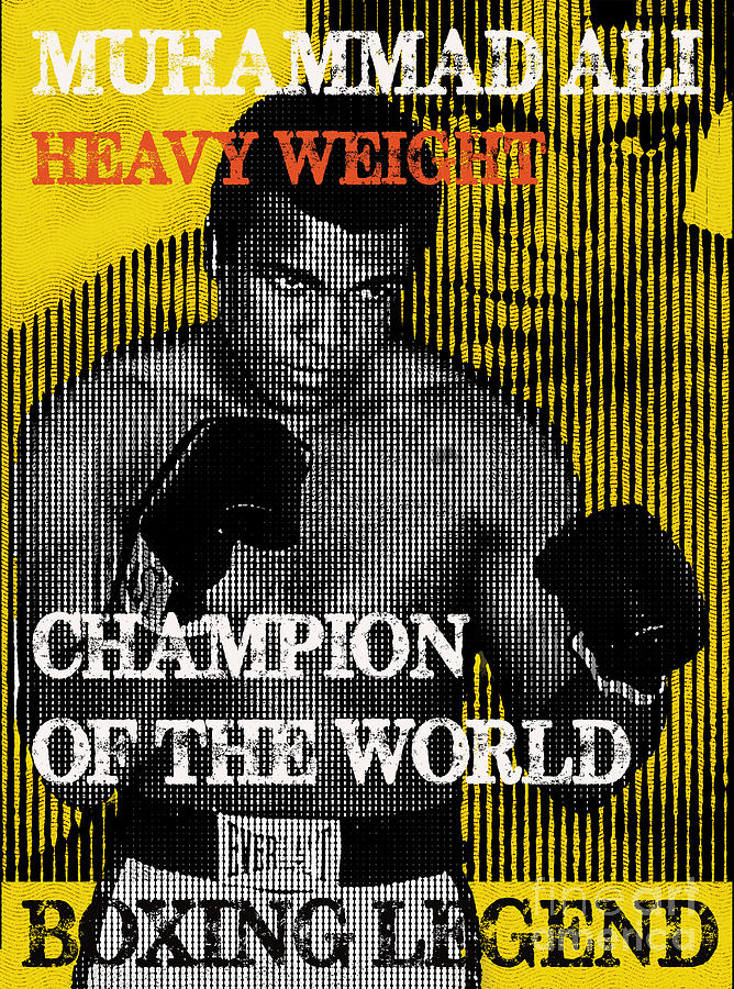 Ali The Boxing Legend Digital Art by Luz Graphic Studio