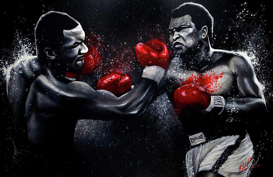 Ali vs. Tyson Painting by Omar Thomas - Fine Art America