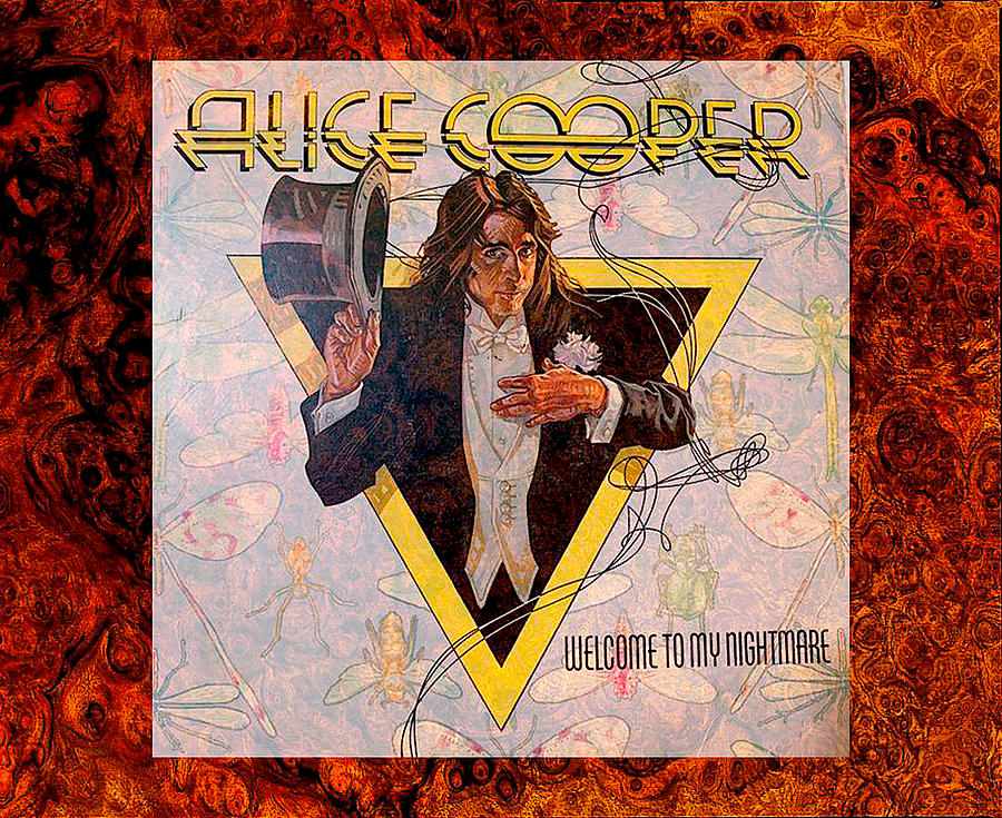 Alice Cooper-Welcome To My Nightmare Digital Art by Steven Parker