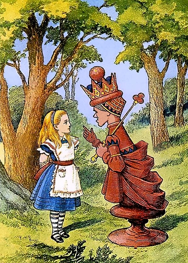 Alice and the Red Queen Digital Art by Patricia Keith - Fine Art America