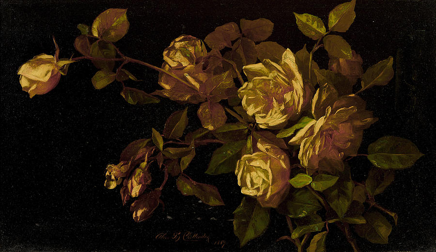 ALICE BROWN CHITTENDEN 1859 1944 Roses Painting by Timeless Images ...