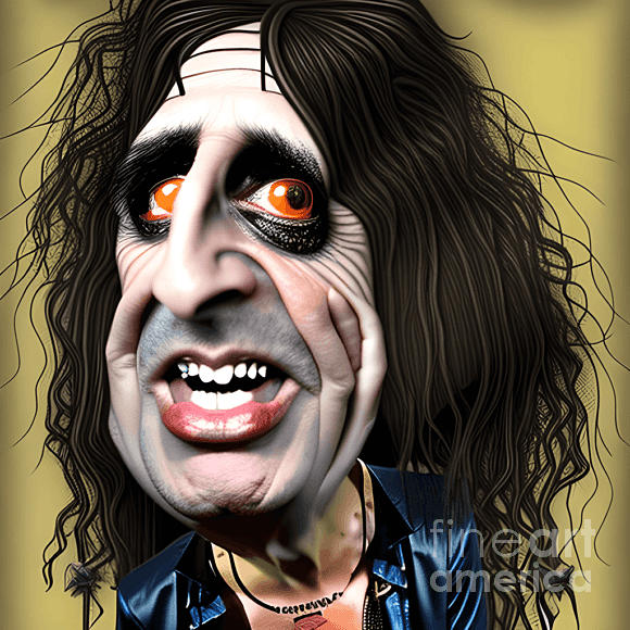 Alice Caricature Digital Art by Billy - Fine Art America