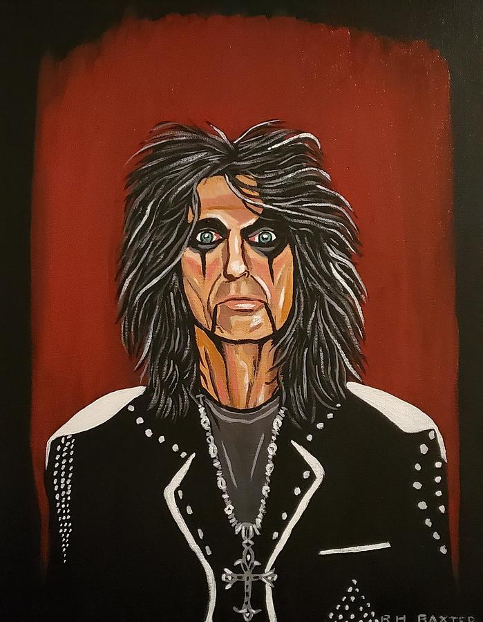 Alice Cooper Painting by Robert H Baxter - Fine Art America