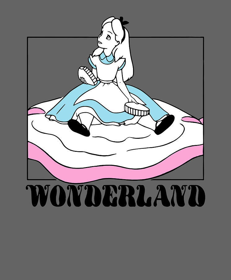 Alice in Wonderland Soft Pop Wonderland Digital Art by Jill Muhlbaier ...