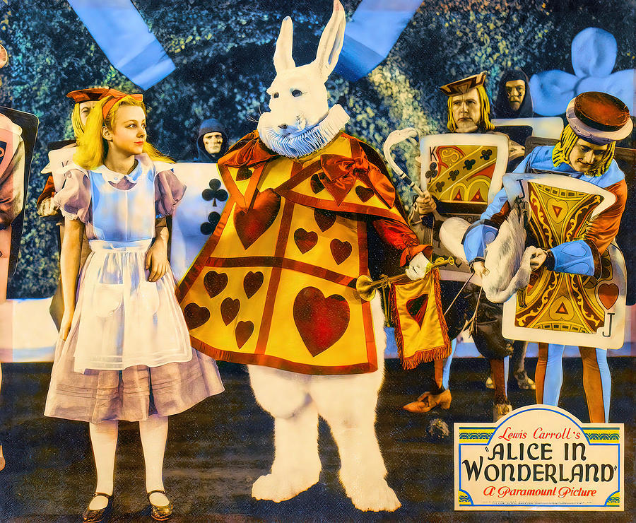 Alice In Wonderland Painting by Vintage Movie Posters