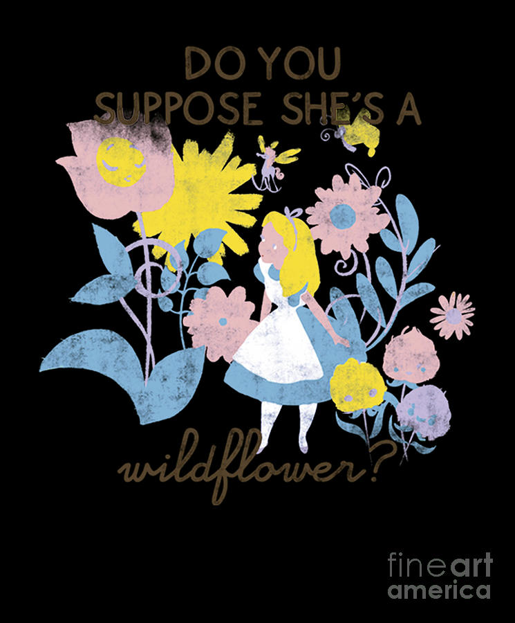 Alice In Wonderland Wildflower Digital Art by James Valentine - Fine ...