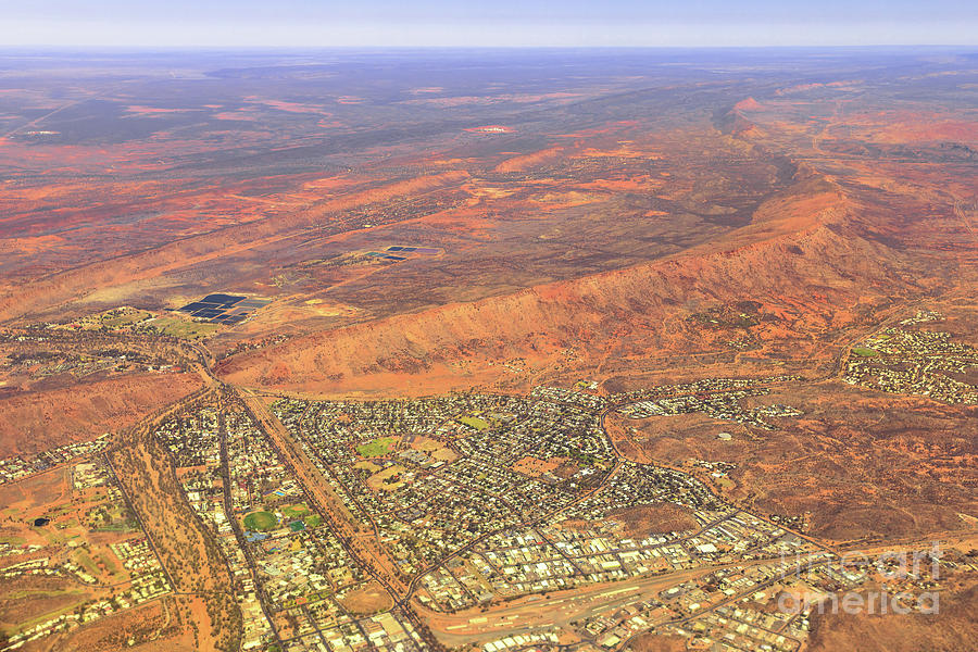 Alice Springs scenic flight Photograph by Benny Marty