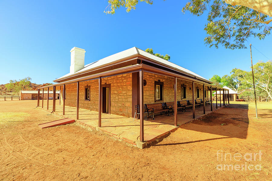 Alice Springs Telegraph Station Buildings Photograph by Benny Marty