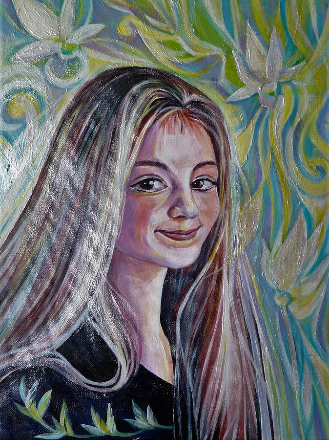 The Fantasy Portrait. Light Painting by Anna Duyunova