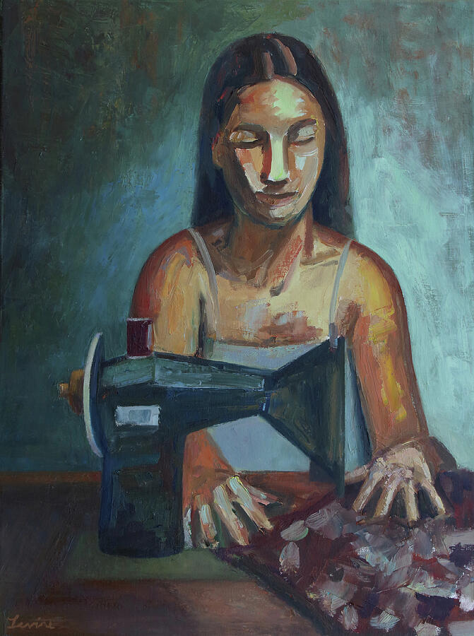 Alice the Seamstress Painting by Laura Levine - Fine Art America