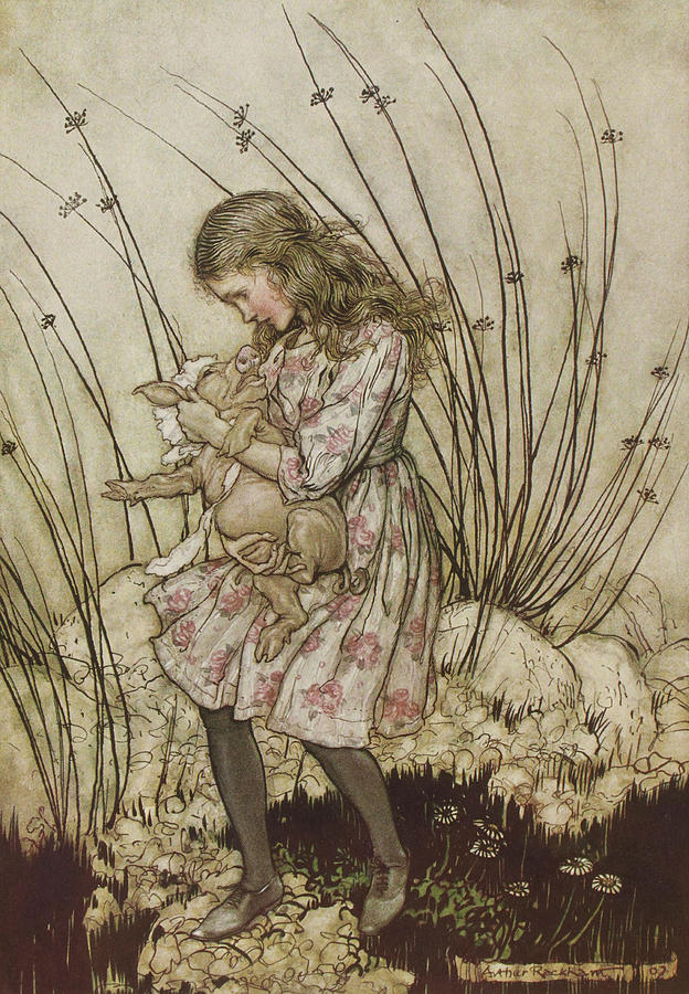 Alice's Adventures in Wonderland Arthur Rackham Baby Pig Digital Art by ...