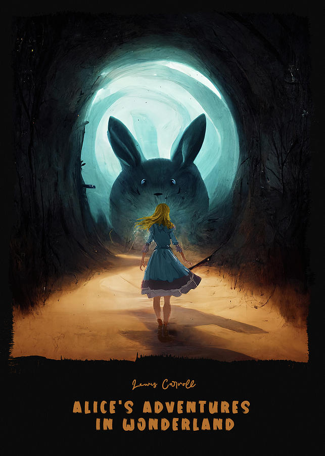 Alices Adventures in Wonderland Digital Art by Inspirowl Design