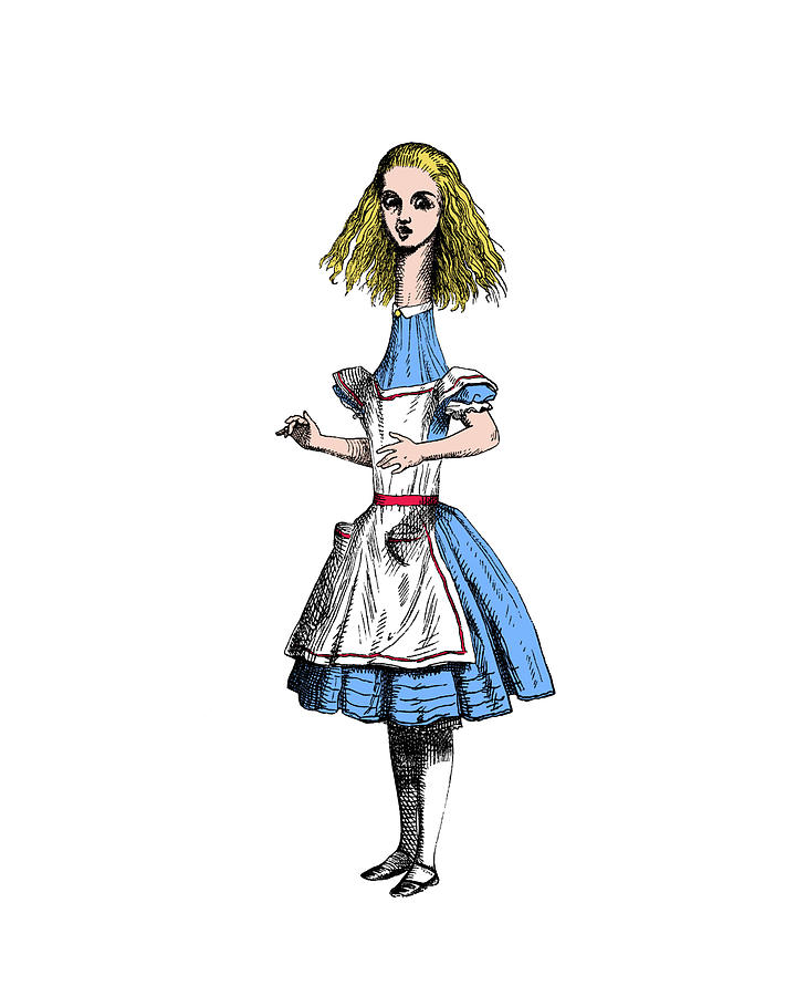 John Tenniel Digital Art - Alices Adventures in Wonderland by Madame Memento